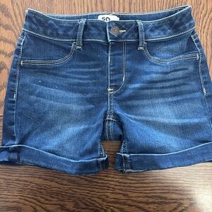 SO girls Blue Denim Shorts